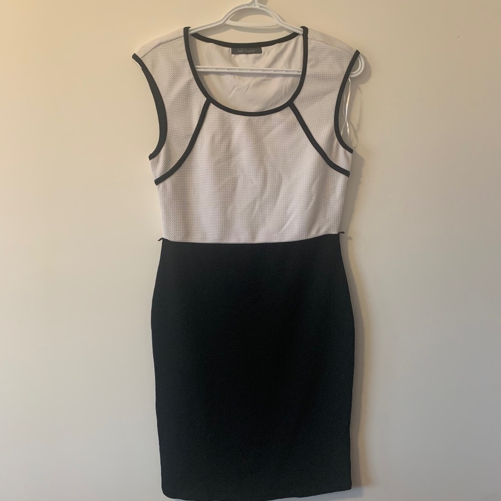Black and white dress